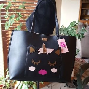 Betsey Johnson Cat Unicorn Tote